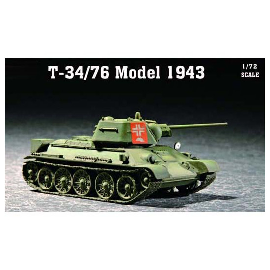 Trumpeter 07208 Сборная модель танка Т-34/76 мод 1943 г (1:72)